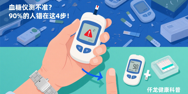血糖儀測(cè)不準(zhǔn)？90%的人錯(cuò)在這4步！